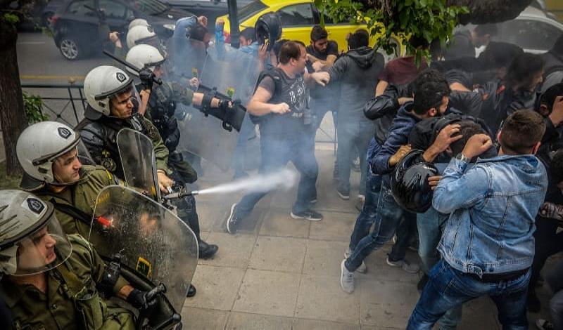 Ψήφισμα για το χτύπημα της αντιμπεριαλιστικής πορείας της νεολαίας σήμερα στην Αθήνα